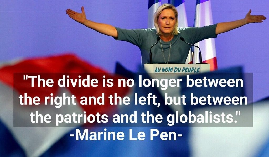 WESTERN REVOLUTION: MARINE LE PEN TO LEAD