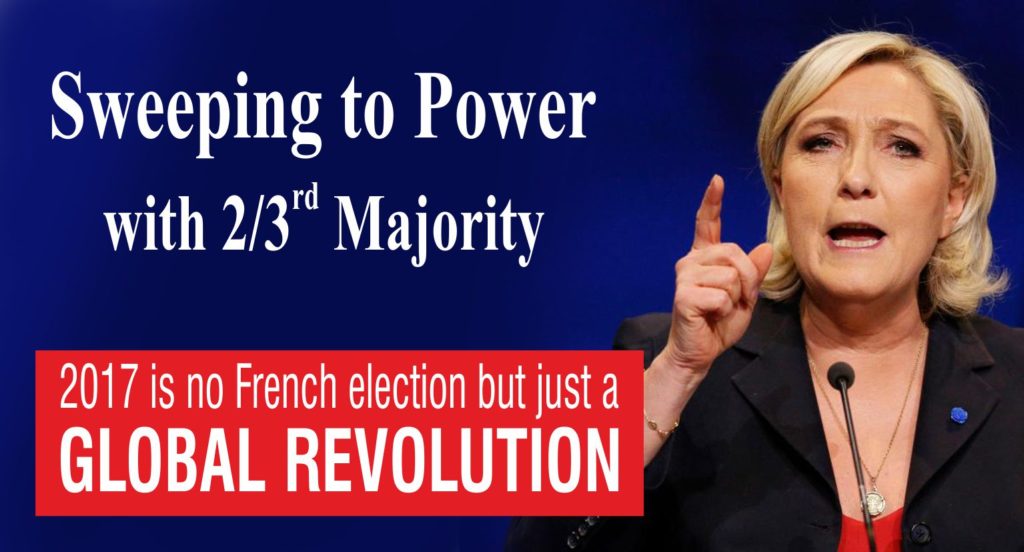 LE PEN SWEEPING TO POWER IN FRANCE